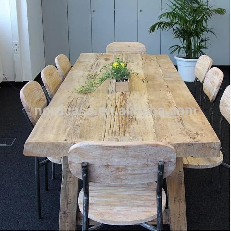 asian antique reclaimed wood slab tables