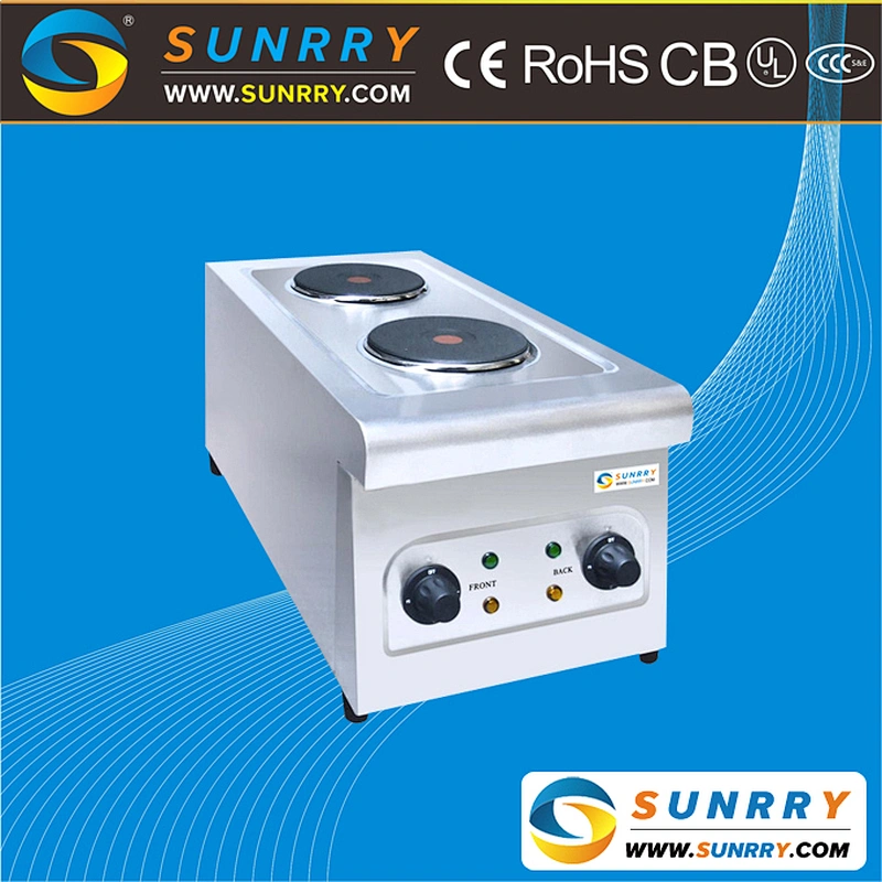 Industrial mini counter top round hot plate cooking