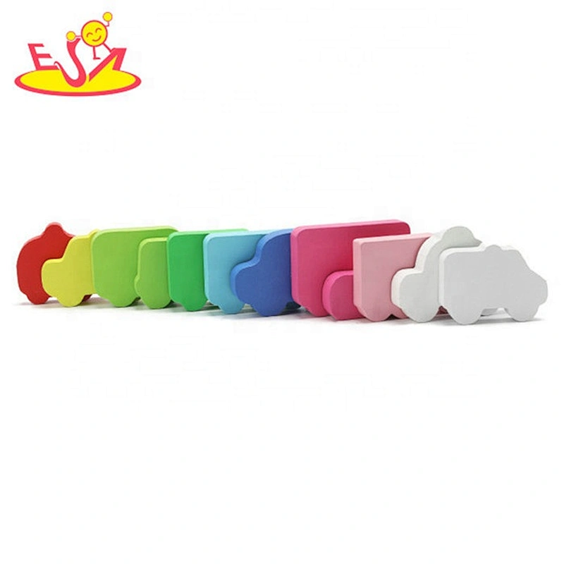2019 New sale cartoon wooden match puzzle game for children W14D082