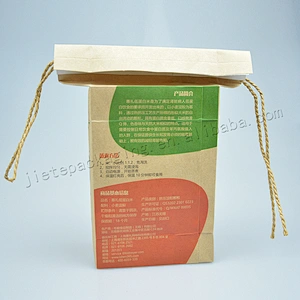 Wholesale 1kg stand up kraft paper rice bag for bean,peanut,seed,flour