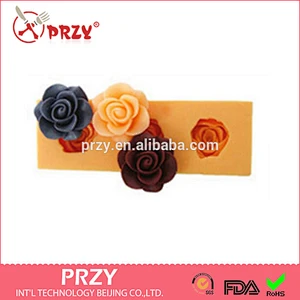 silicone rose cake decoration mold chocolate silicone mold