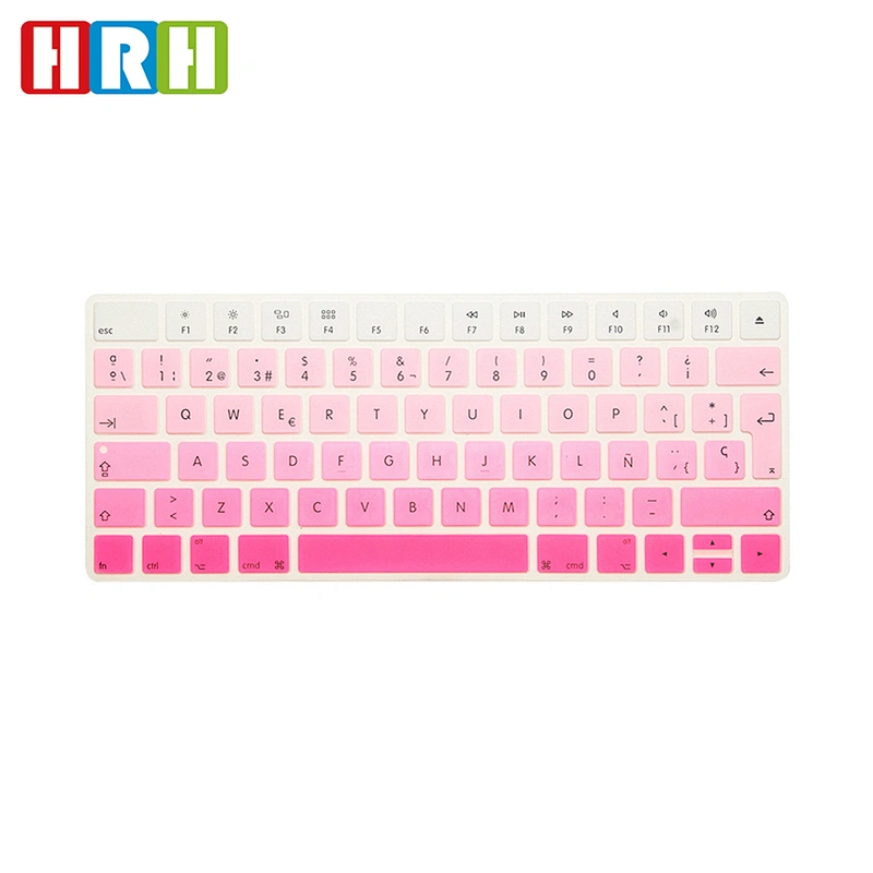 Spanish Ombre Color Keyboard Protector Cover Skin For Magic Keyboard MLA22LLB/A,EU Spanish keyboard skin