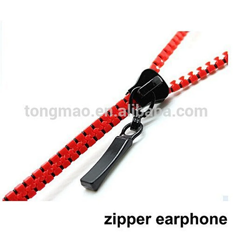 Mic Noise Isolating Wired Zipper Headphone