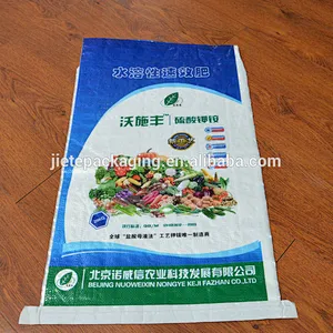 Factory sale plastic pp woven vegetables pp laminated fertilizer bag