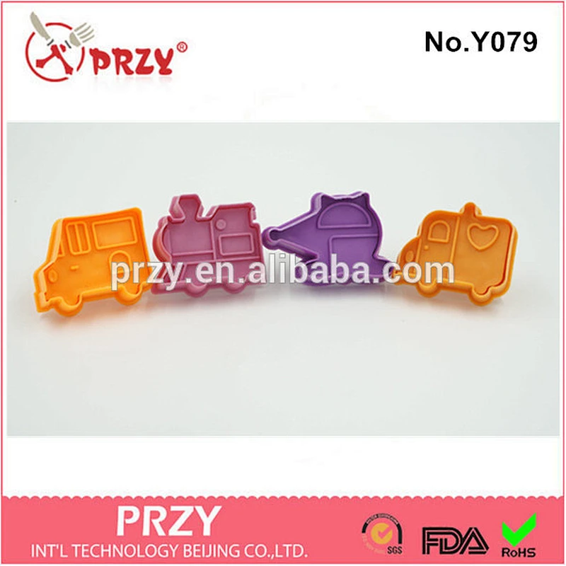 Eco-friendly Y079 food grade plastic fondant cake decoration embosser