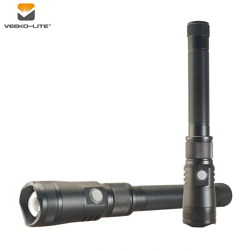 USB INPUT&OUTPUT ALUMINIUM FLASHLIGHT 1000 LUMENS 3.7V  4000MAh LI-ION RECHARGEABLE BATTERY TORCH