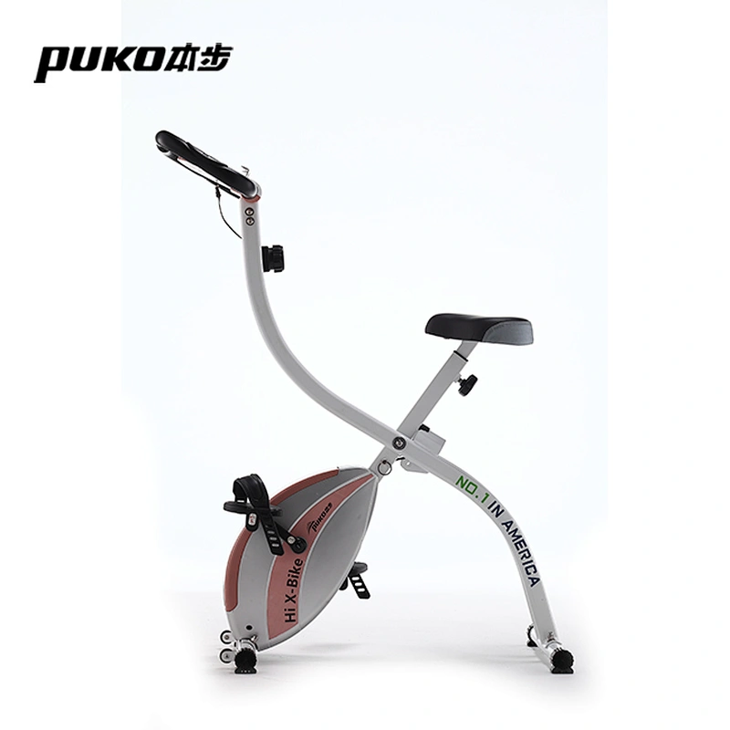 Indoor exercise machine foldable Magnetic elliptical X Bike for space saving