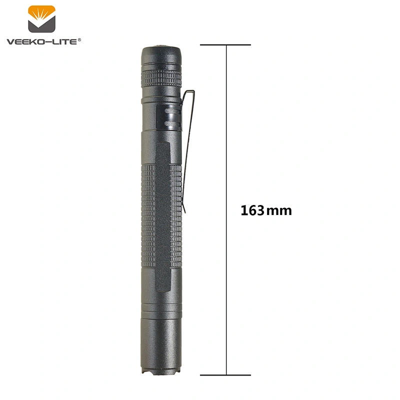 2018 New style Hot Selling Zoom Folus Switch Aluminium 2AA Battery torch light  LED Pen Flashlight