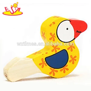 best and Cheap funny birds wooden whistles for toddler W07E006