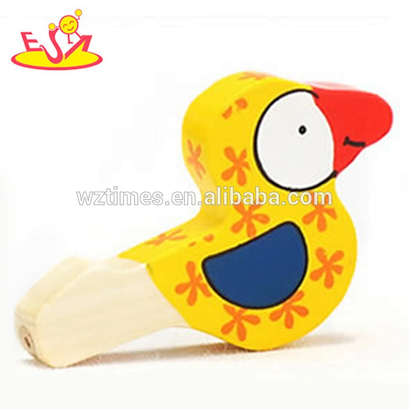 best and Cheap funny birds wooden whistles for toddler W07E006