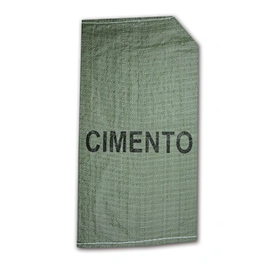 Customized 50kg pp woven valve bag with offset printing for cement
