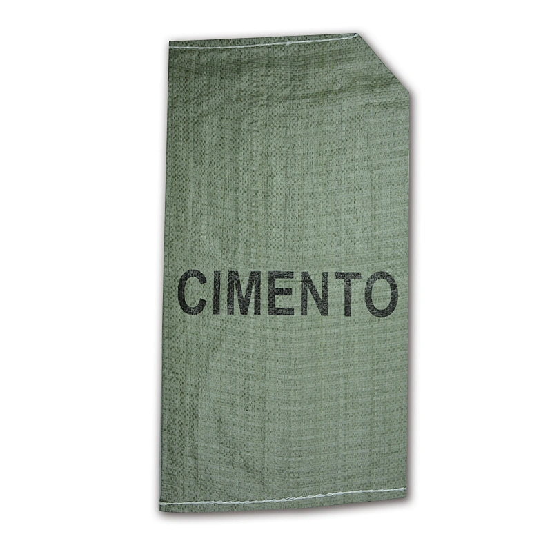 Customized 50kg pp woven valve bag with offset printing for cement