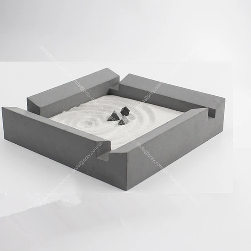 Concrete ashtray Mould cement products Handmade ornaments Mold Ashtray silicone molds