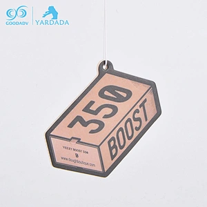 Vanilla fragrance bulk fresheners own logo Paper Auto Custom Car Scent Air Freshener