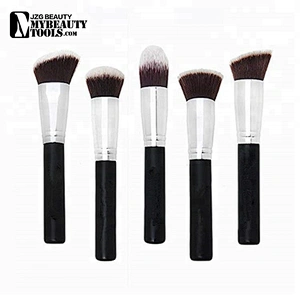 Best Private Label 5pc Kabuki Face Makeup Brushes Set Professional Cosmetics brushes