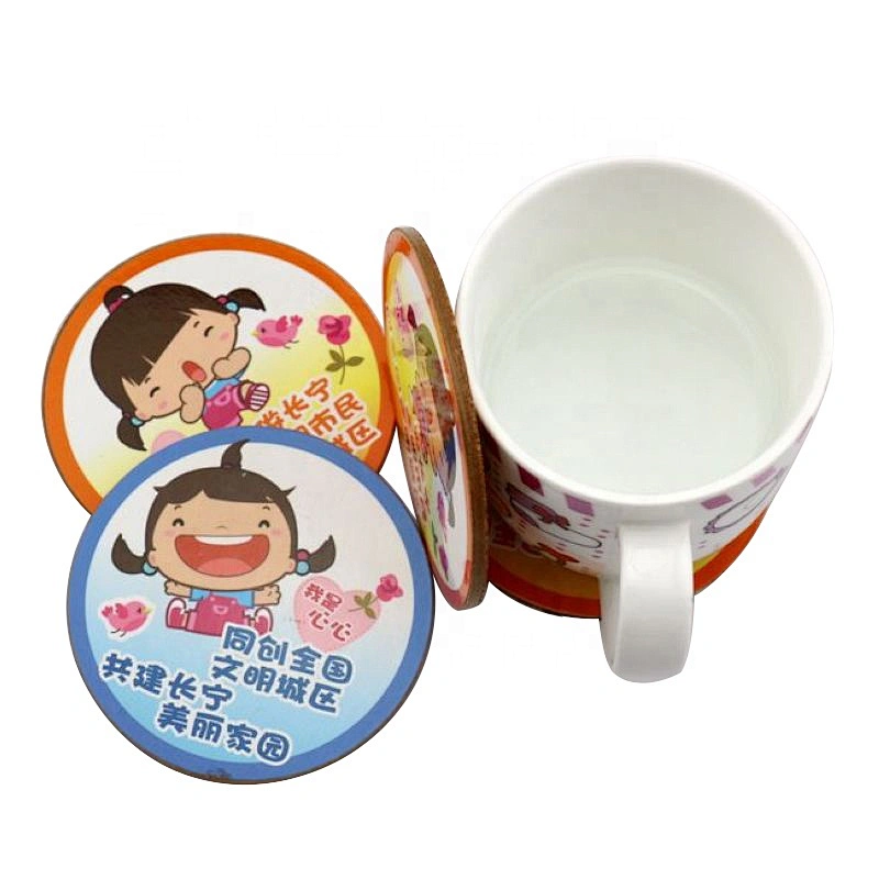 Eco-friendly various design wooden coaster or table mat set