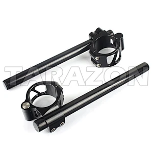 Aftermarket Custom Aluminum Motorcycle Handlebars Clip On For Kawasaki