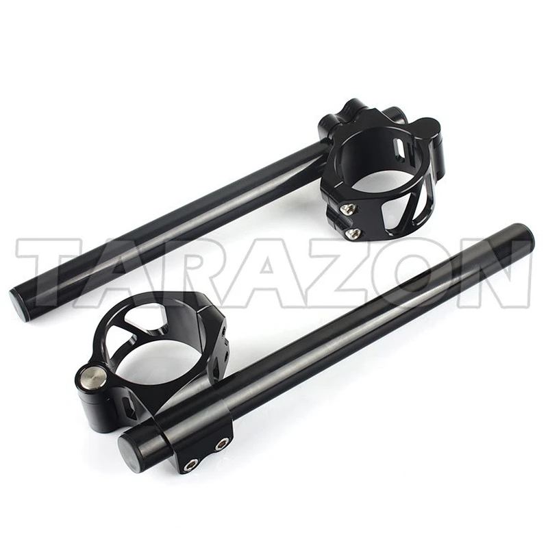 Aftermarket Custom Aluminum Motorcycle Handlebars Clip On For Kawasaki