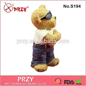 S189 PRZY 3D Bear Silicone Candle Mold