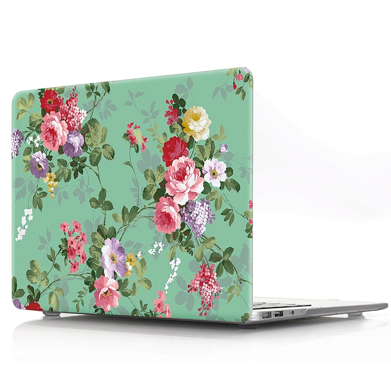 2 In 1 Beautiful Flower adore hard Case and Keyboard Cover mac air 13 inch case beautiful long cases plastic protective case 17