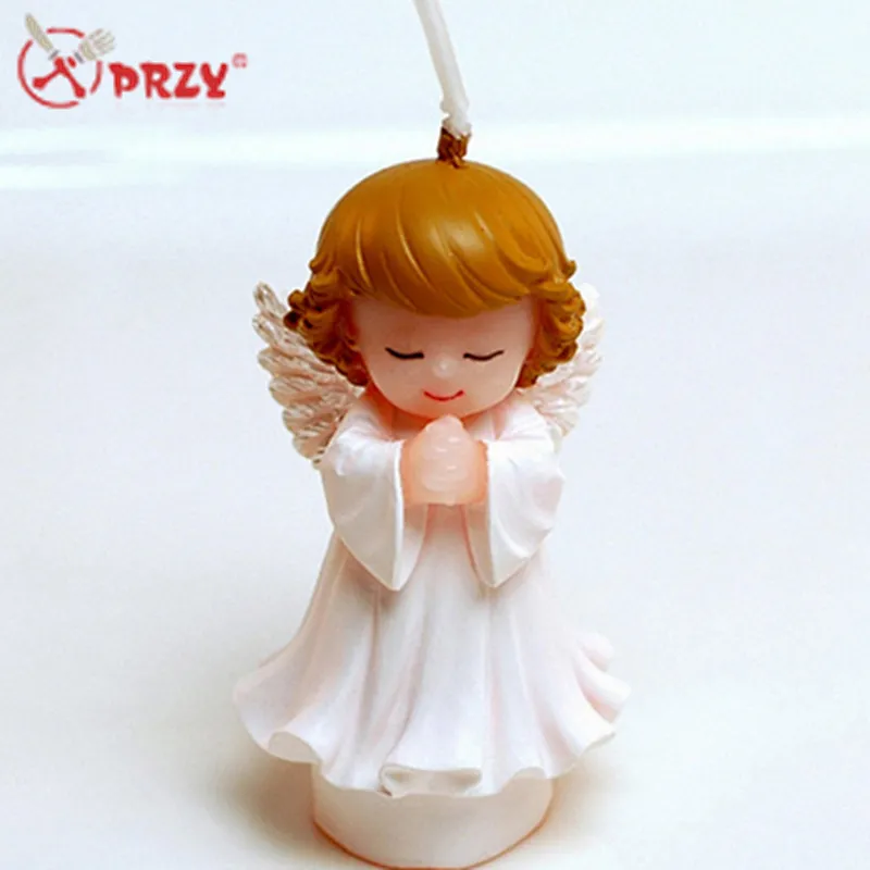 3D Boy Girl Angel Silicone Candle Mold Fondant Cake Decorating Mould Baby Silicone Soap Molds