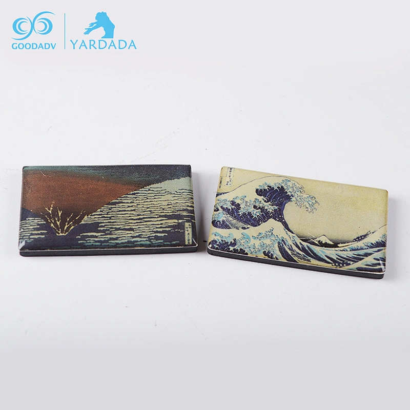 High quality shape blank souvenir customized creative fridge magnet