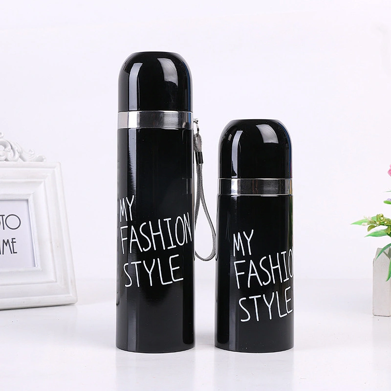 2017 new style cartoon portable stainless steel vacuum flask in outsiade