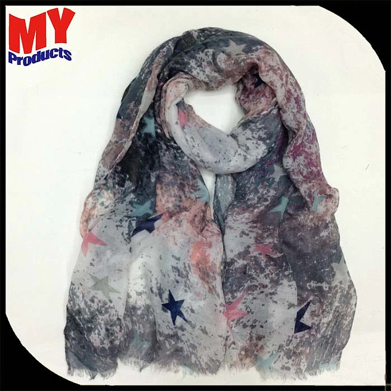 2018 Newest Custom Dacron Knitted Scarf