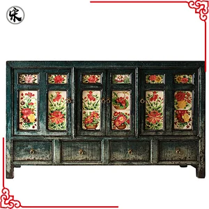 chinese antique porcelain painted oriental furniture