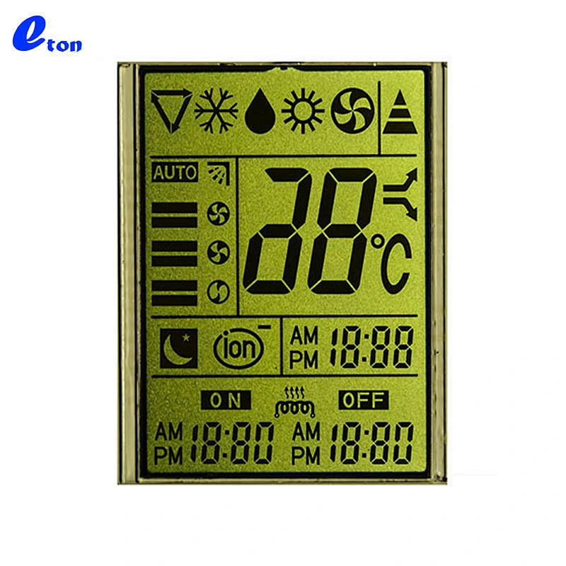 LCD Screen glass Panel for Air-Condition Control