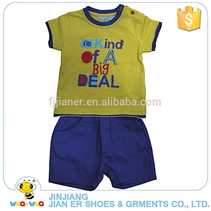 Wholesale kids 0-24M boys cotton comfortable clothes suit