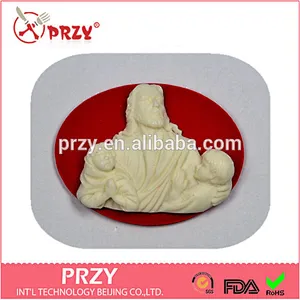F1454 PRZY Eco-friendly high quality Jesus Fondant cake baking tools