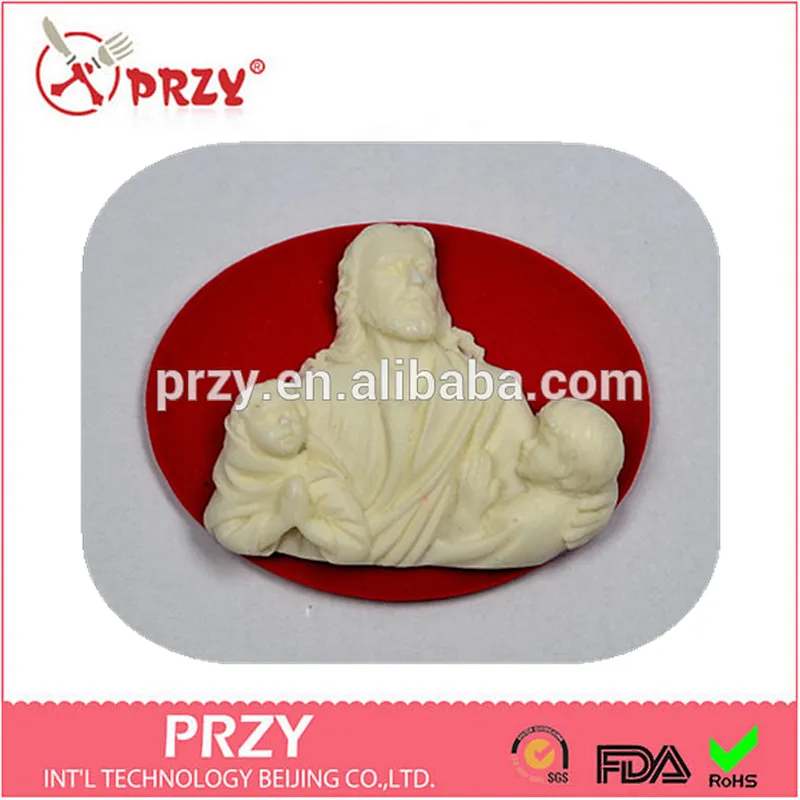 F1454 PRZY Eco-friendly high quality Jesus Fondant cake baking tools