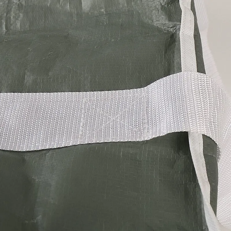 Custom silver cube woven bag with hand for packaging use