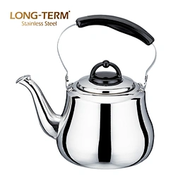 L32381507 Black Bakelite Handle Durable Stainless Steel Arabic Whistling Tea Kettle