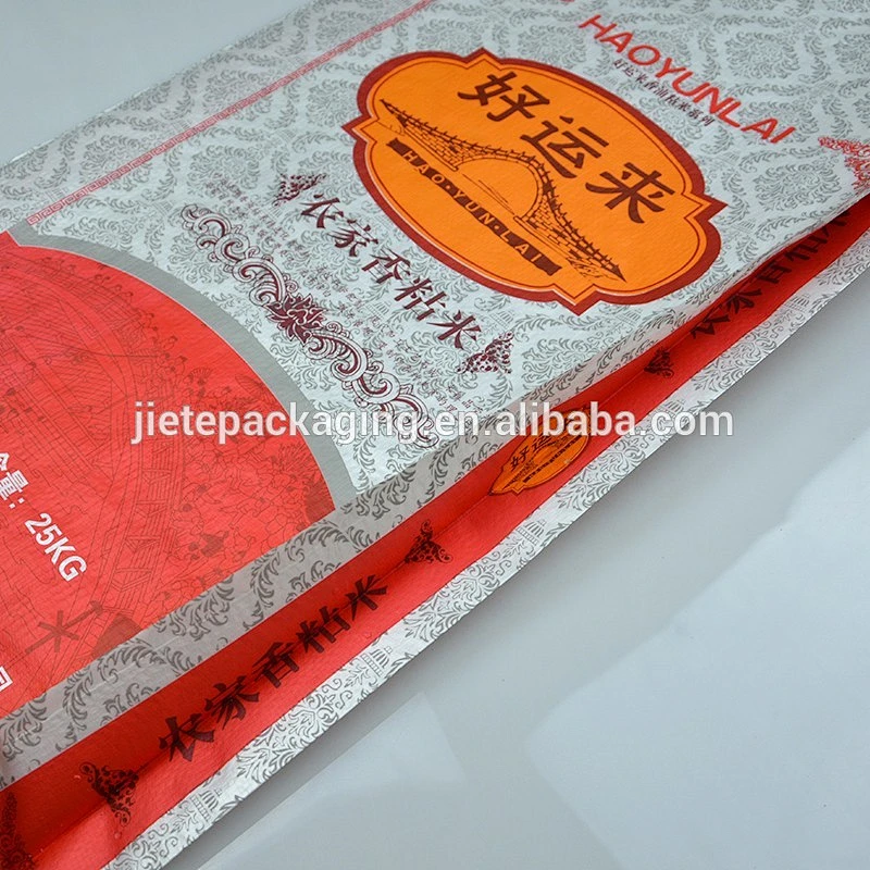 plastic PP woven bags packing for grains, cereal, rice, animal feed, vegetables