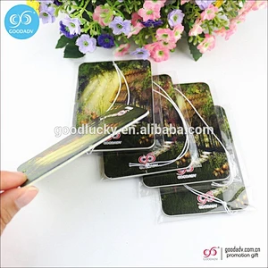 Promotional car air fresheners hanging car air fresheners custom print