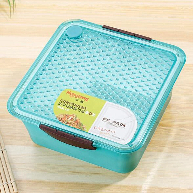 免费样品微波炉双隔间儿童午餐盒多彩耐用