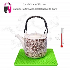 foldable washable silicone placemat coaster table mat natural