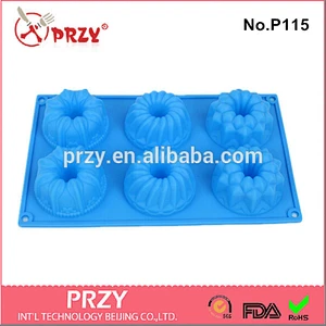 Hotsale donuts silicone cake mold