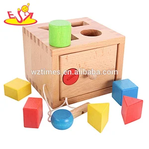 2018 meistverkaufte pädagogische hölzerne puzzle lock box spielzeug für kinder intelligente ausbildung W12D102