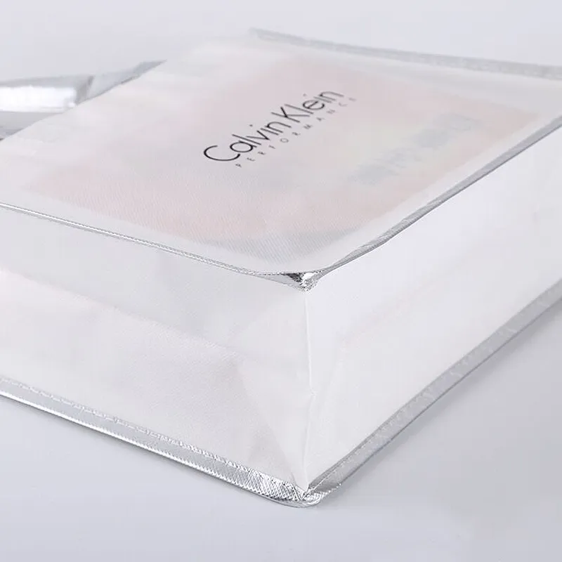 White rectangular silver handle shoe box wholesale