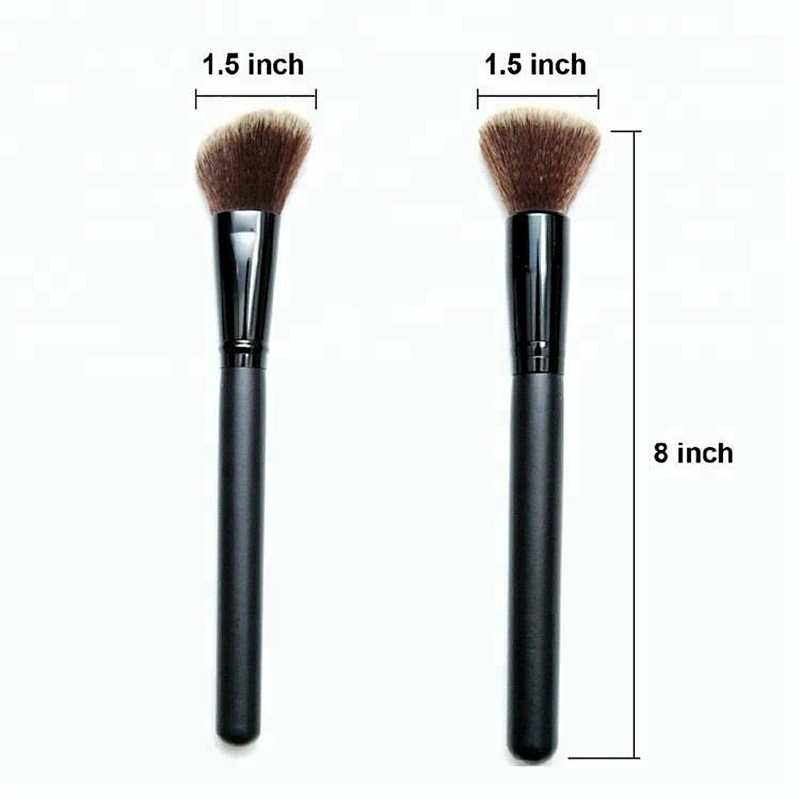 2pcs Private Label Custom Hair Foundation Makeup Brush Set Your Own Brand Name
