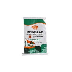 20kg moistureproof mildew bopp laminated pp woven cement bag for tile adhesive,dry mortar,wall putty powder