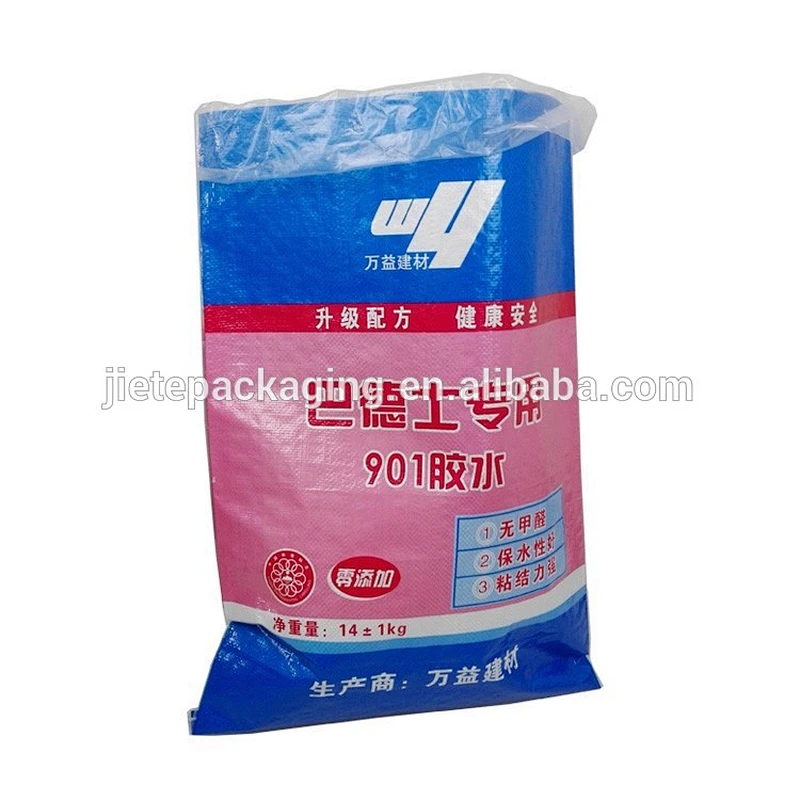 10kg 25kg blue laundry detergent, chemical, paint plastic pp woven bag with liner