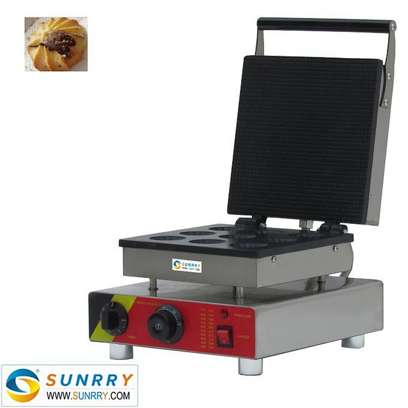 Stainless steel electric 9 hole waffle grill and waffle making machine for sale