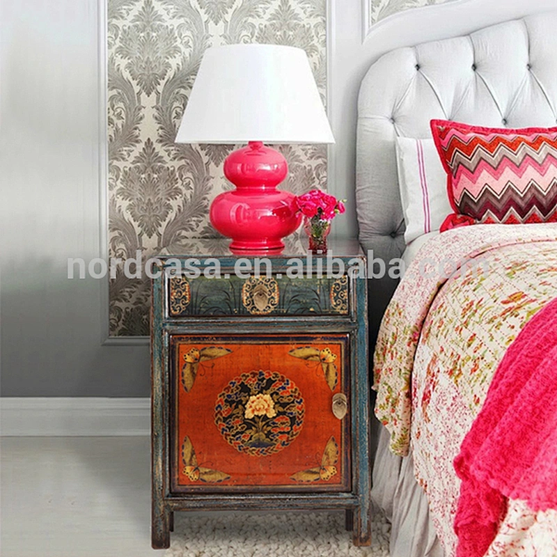 Bedroom furniture reclaimed wood nightstands