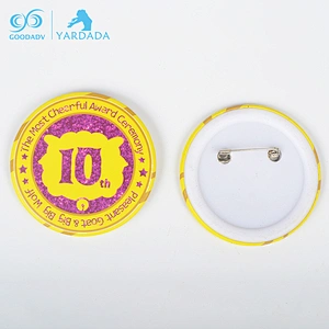 Most welcomed wholesale tinplate pin metal button badge