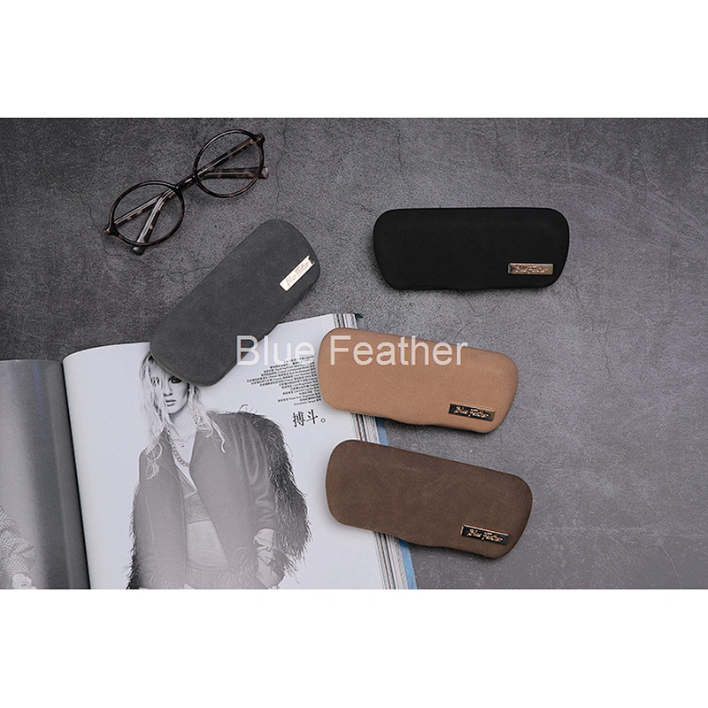 Gentleman Solid Color Hard Shell Glasses Case for Men