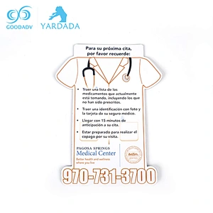 Souvenir gift hospital business card fridge magnet,custom personalized fridge magnets